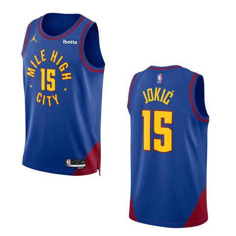 NIKOLA JOKIC DENVER NUGGETS BLUE SWINGMAN JERSEY