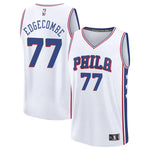 V.J. EDGECOMBE PHILADELPHIA 76ERS WHITE SWINGMAN JERSEY