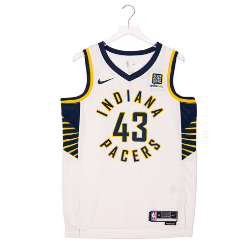 PASCAL SIAKAM INDIANA PACERS WHITE SWINGMAN JERSEY