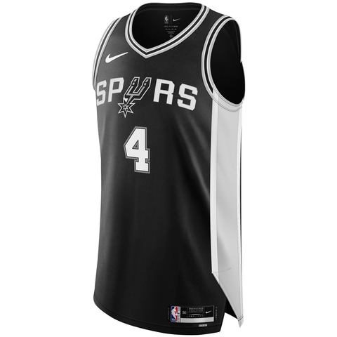 DE'AARON FOX SAN ANTONIO SPURS BLACK SWINGMAN JERSEY