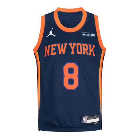 OG ANUNOBY NEW YORK KNICKS NAVY SWINGMAN JERSEY