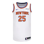 MIKAL BRIDGES NEW YORK KNICKS WHITE SWINGMAN JERSEY