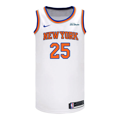 MIKAL BRIDGES NEW YORK KNICKS WHITE SWINGMAN JERSEY