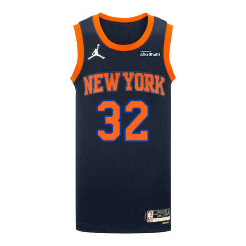 KARL ANTHONY TOWNS NEW YORK KNICKS NAVY SWINGMAN JERSEY
