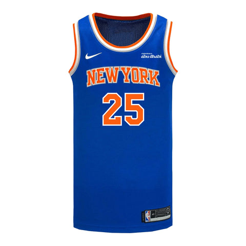 MIKAL BRIDGES NEW YORK KNICKS BLUE SWINGMAN JERSEY