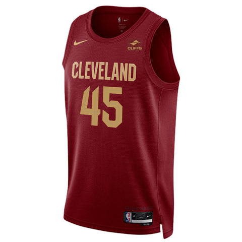 DONOVAN MITCHELL CLEVELAND CAVALIERS RED SWINGMAN JERSEY