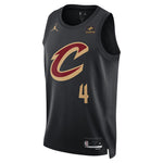 EVAN MOBLEY CLEVELAND CAVALIERS BLACK SWINGMAN JERSEY