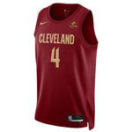 EVAN MOBLEY CLEVELAND CAVALIERS RED SWINGMAN JERSEY