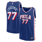 V.J. EDGECOMBE PHILADELPHIA 76ERS BLUE SWINGMAN JERSEY