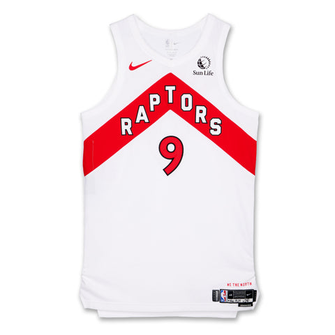 RJ BARRETT TORONTO RAPTORS WHITE SWINGMAN JERSEY