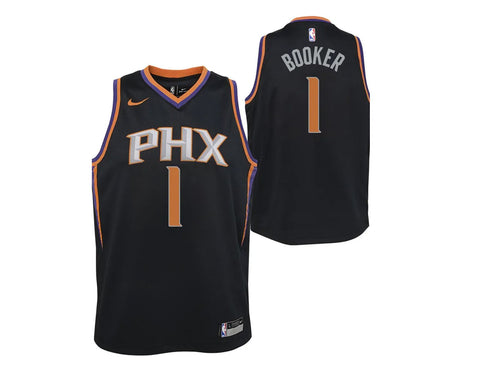 DEVIN BOOKER PHOENIX SUNS BLACK SWINGMAN JERSEY