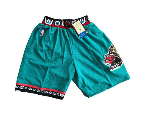 VANCOUVER GRIZZLIES THROWBACK BASKETBALL SHORTS