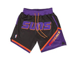 PHOENIX SUNS THROWBACK BASKETBALL SHORTS