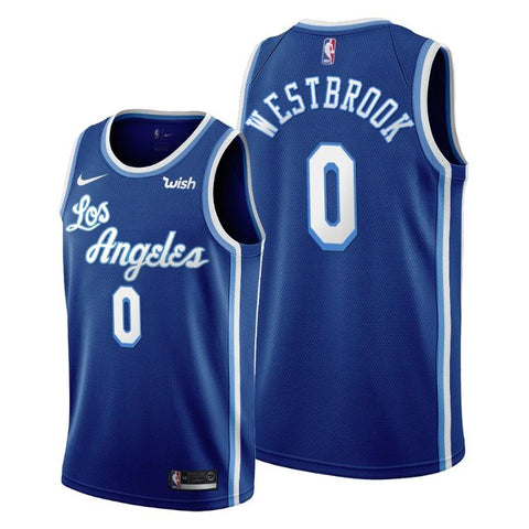 RUSSELL WESTBROOK LOS ANGELES LAKERS CITY EDITON JERSEY