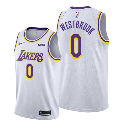 RUSSELL WESTBROOK LOS ANGELES LAKERS JERSEY