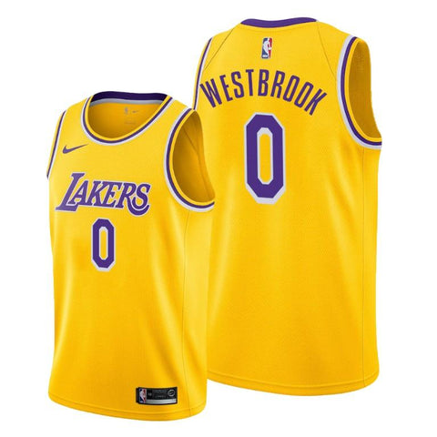RUSSELL WESTBROOK LOS ANGELES LAKERS JERSEY