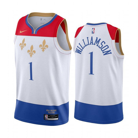 ZION WILLIAMSON NEW ORLEANS PELICANS CITY EDITION JERSEY