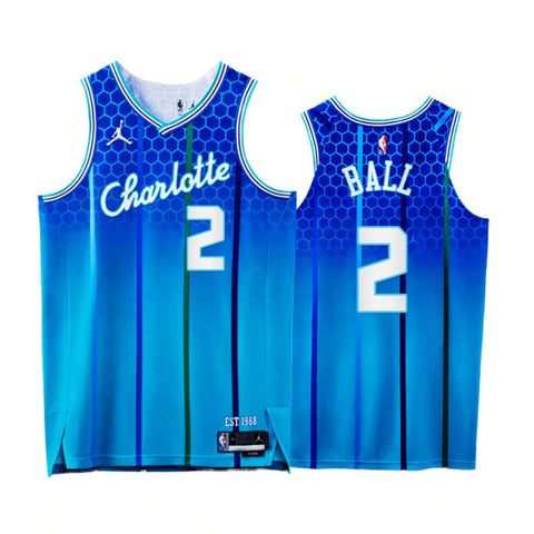 LAMELO BALL CHARLOTTE HORNETS 2021-22 CITY EDITION JERSEY